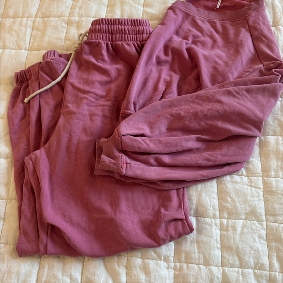 Urban Outfitters Pink Bubble Sweatpants Set l M - Picture 5 of 11